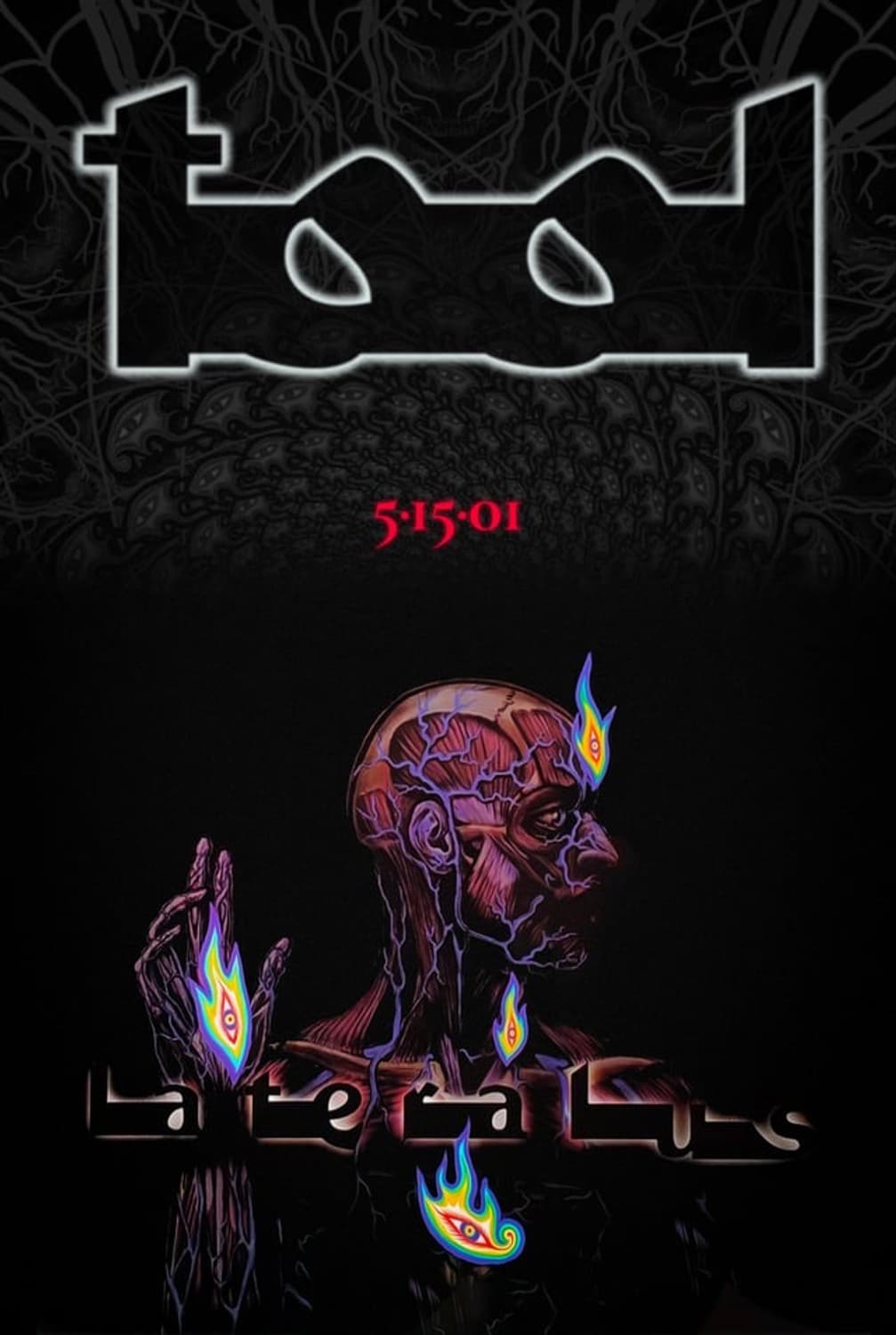 2001 Tool Lateralus 밴드 티 상품이미지3