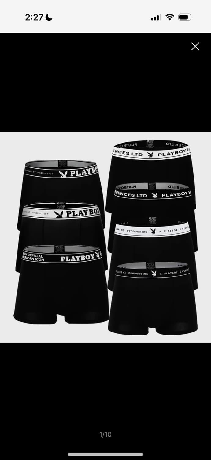 플레이보이 남성 드로즈 새깅 팬티 상품이미지1