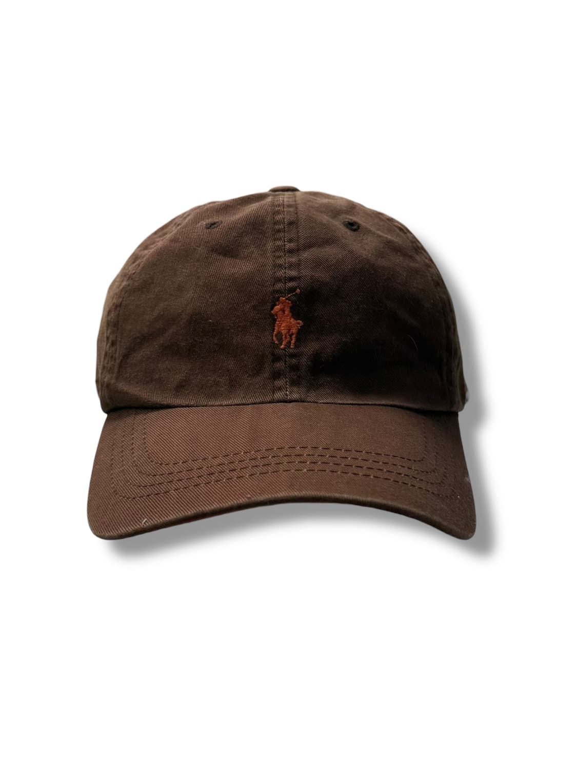 폴로 브라운 오렌지 캡 상품이미지1