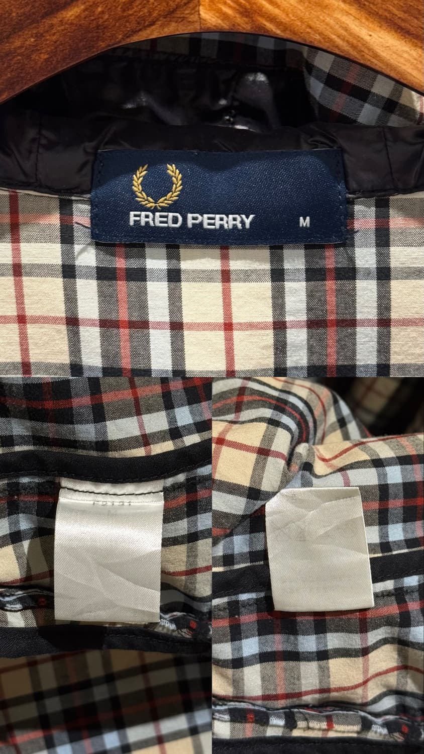 프레드 페리 체크 후드자켓 상품이미지10
