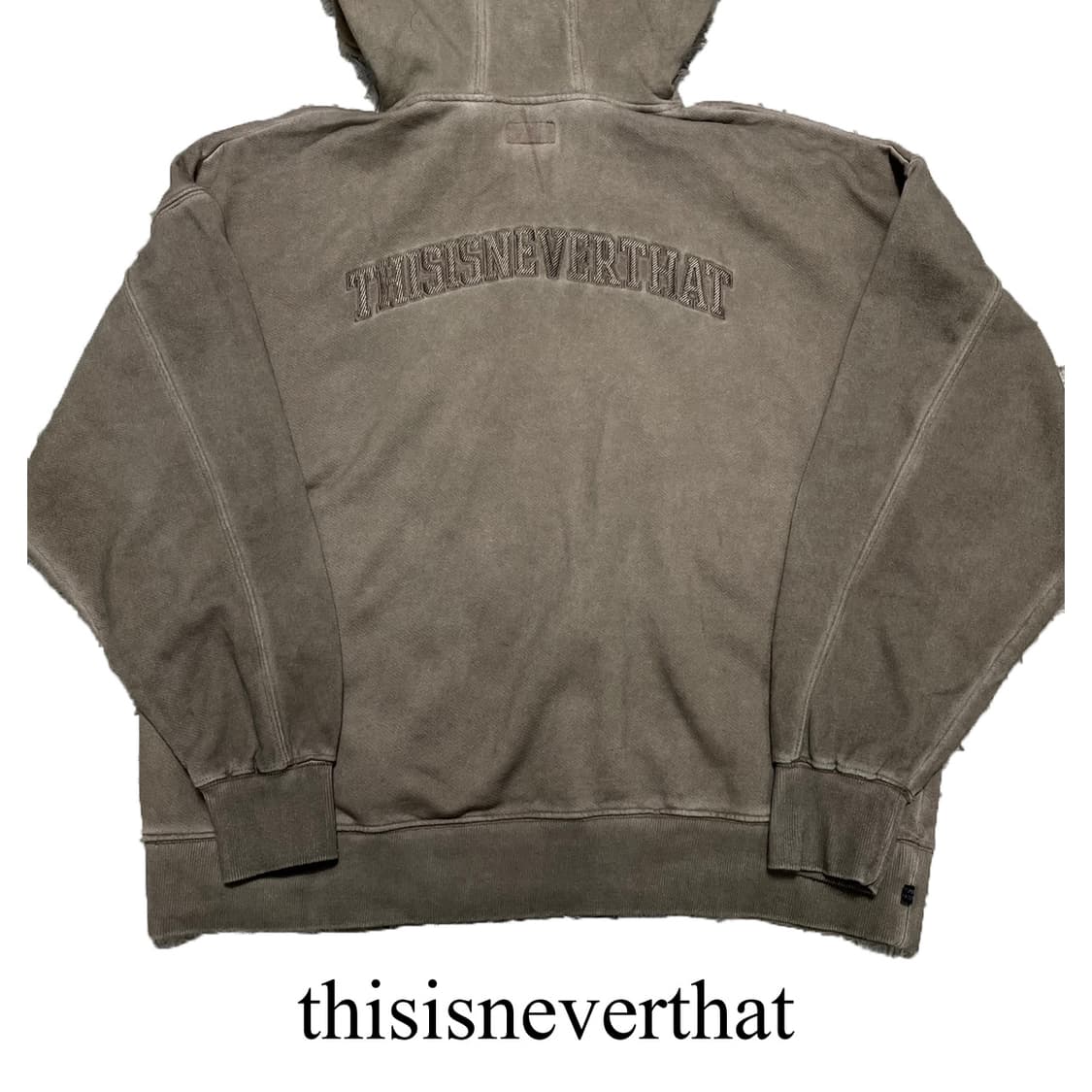 (새상품) M(XL) 디스이즈네버댓 피그먼트 워싱 후드 상품이미지1