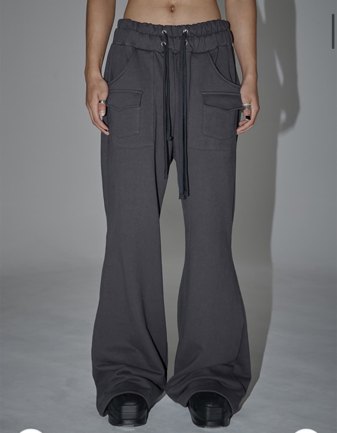 선데이오프클럽 더블레이어드 플레어팬츠 상품이미지4