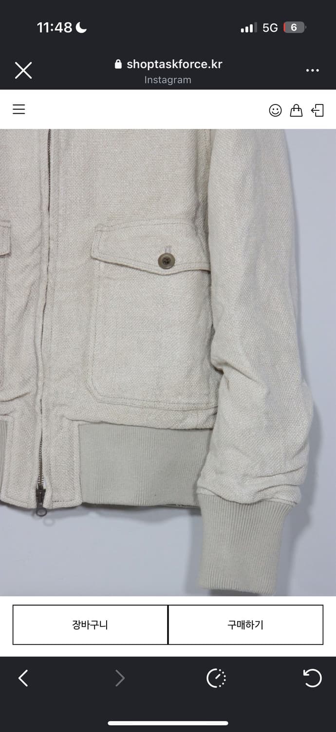 빈티지 워크 자켓 상품이미지5