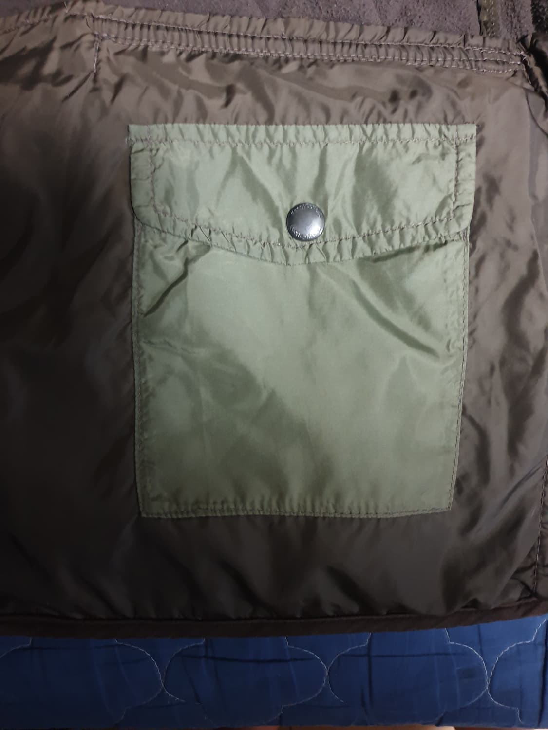 (빈티지) 헨리코튼 유틸리티 퀄팅 자켓 다크 올리브 (110) 상품이미지5