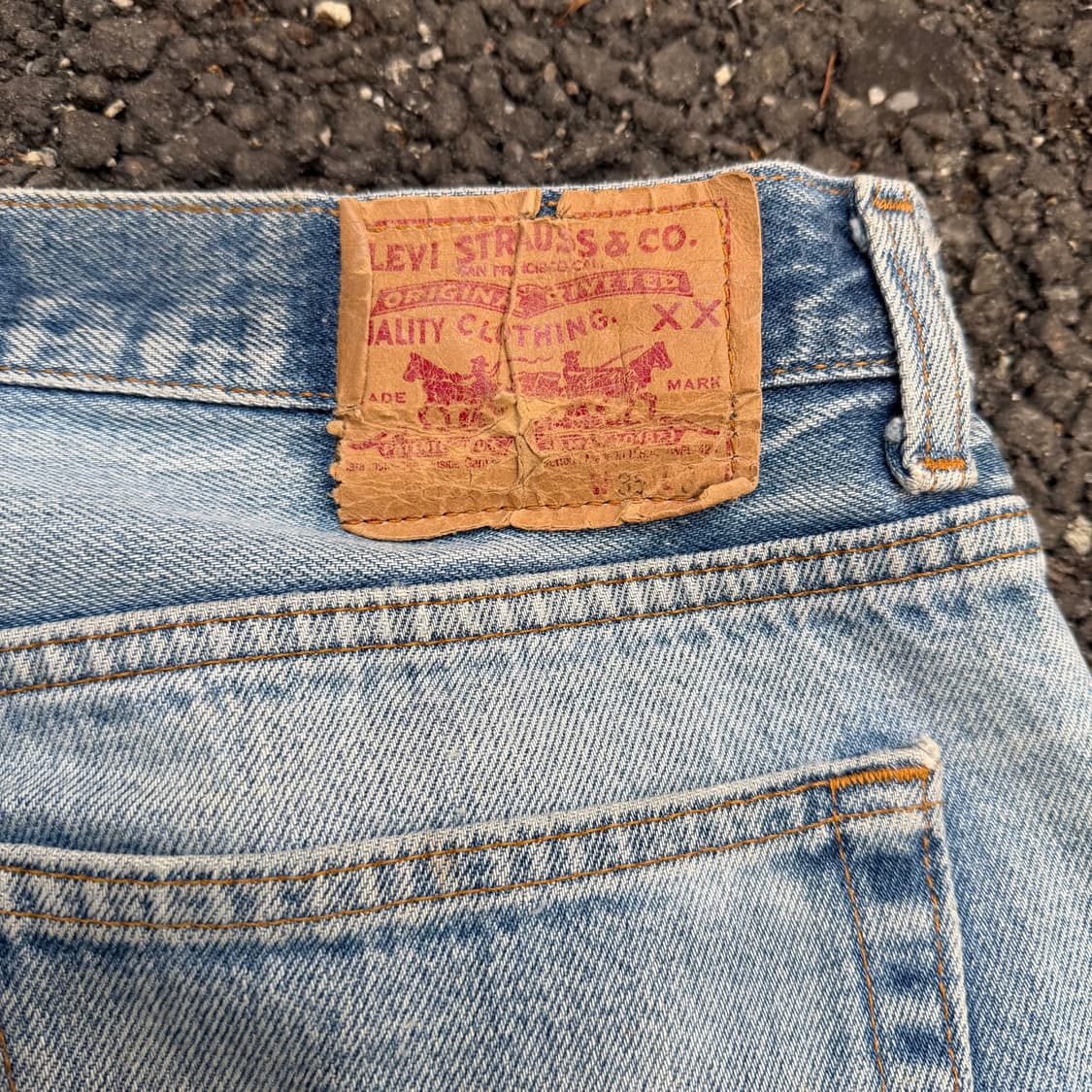 90s USA 빈티지 리바이스 501 W35 L34 상품이미지8
