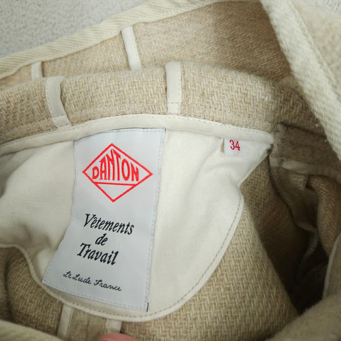 단톤 후드 울 자켓 34 상품이미지6