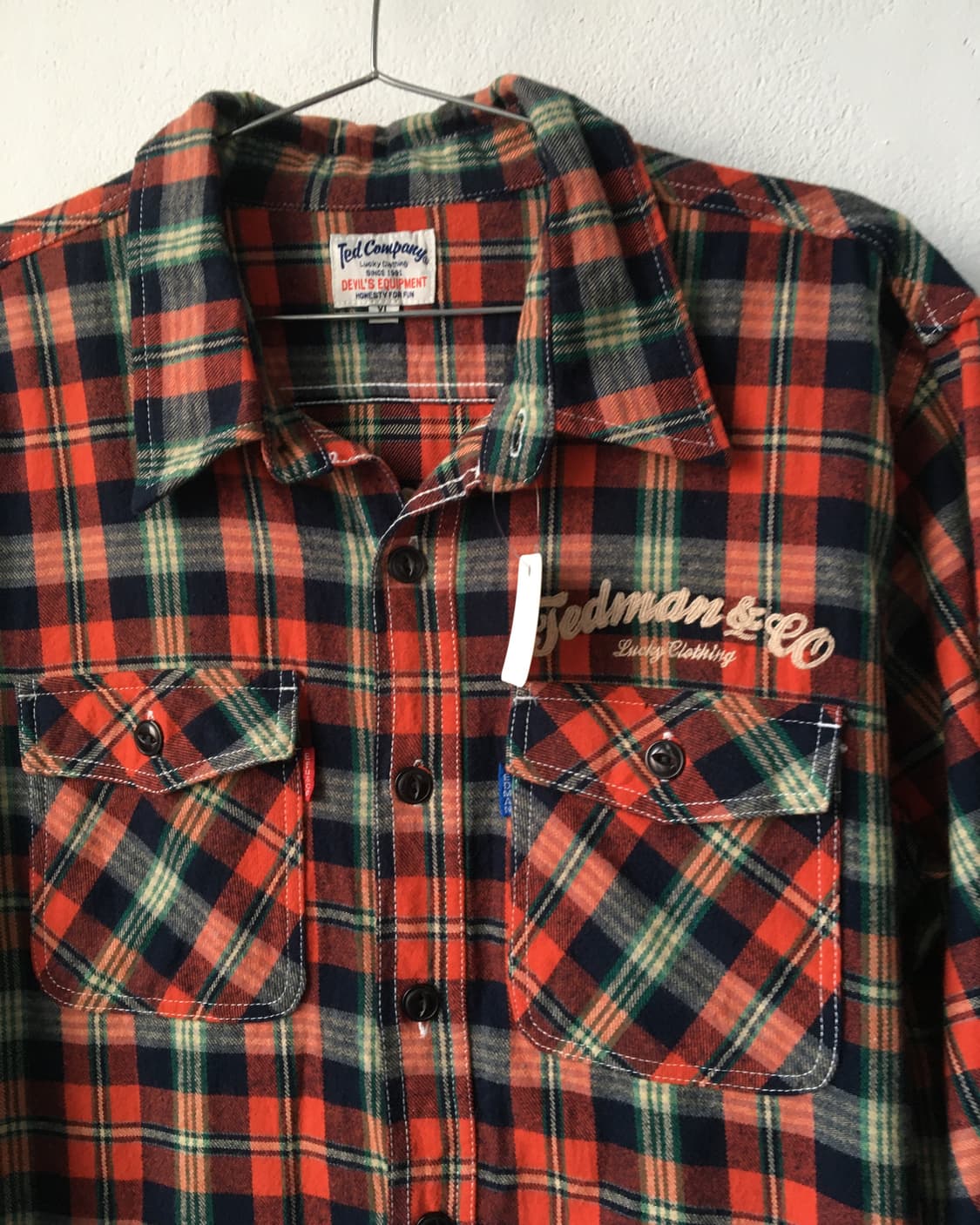 Ted company check pattern shirt 상품이미지3