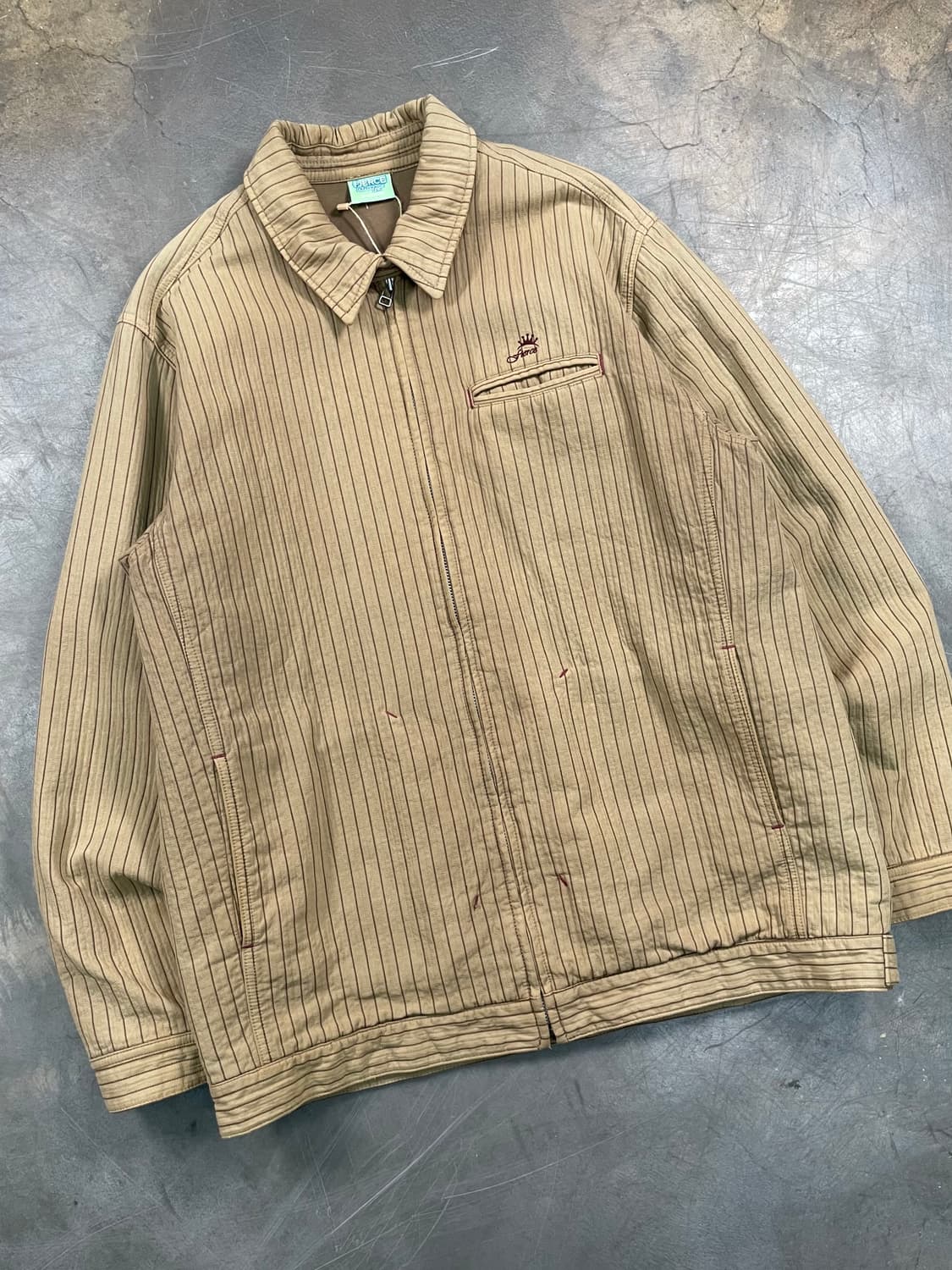 Fierce 바로크 스트라이프 블루종 자켓 상품이미지2