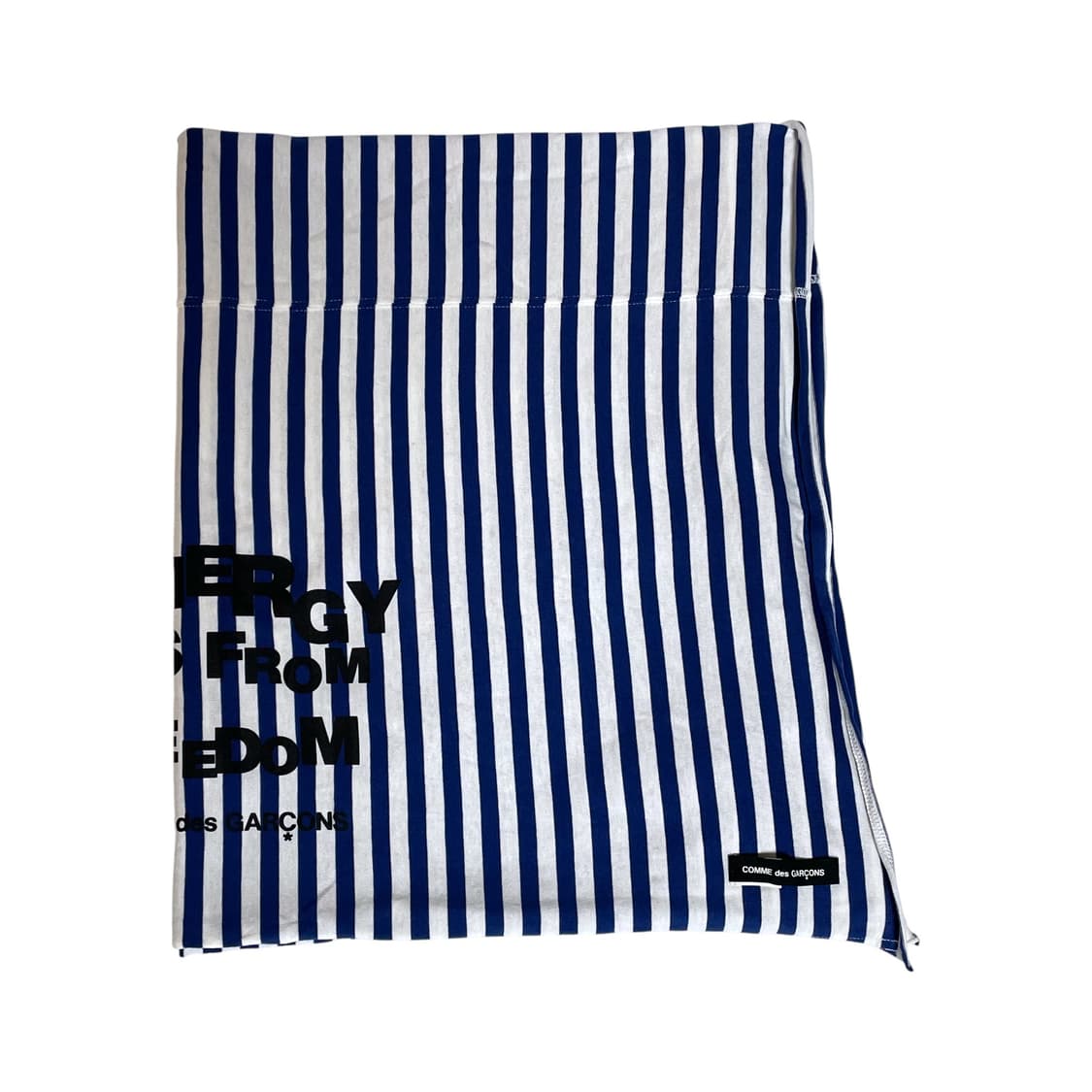 꼼데가르송 스트라이프 머플러 블루 상품이미지5