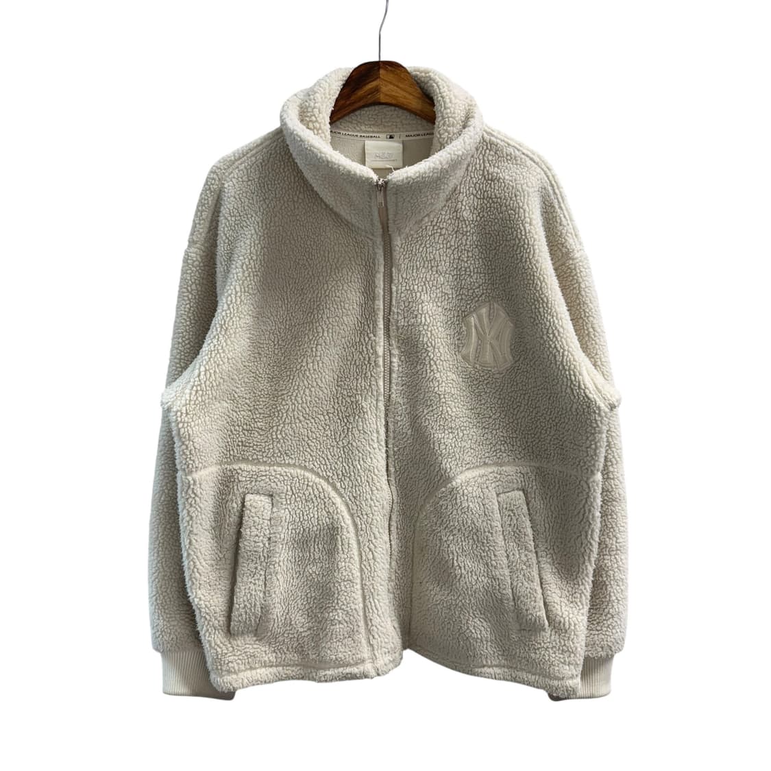 [L] MLB 아이보리 플리스 상품이미지3