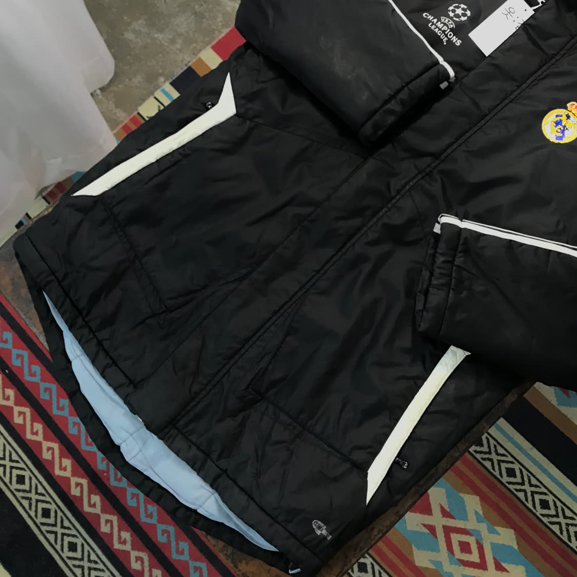아디다스 레알 마드리드 블랙 점퍼 남성 105 110 사이즈 상품이미지3