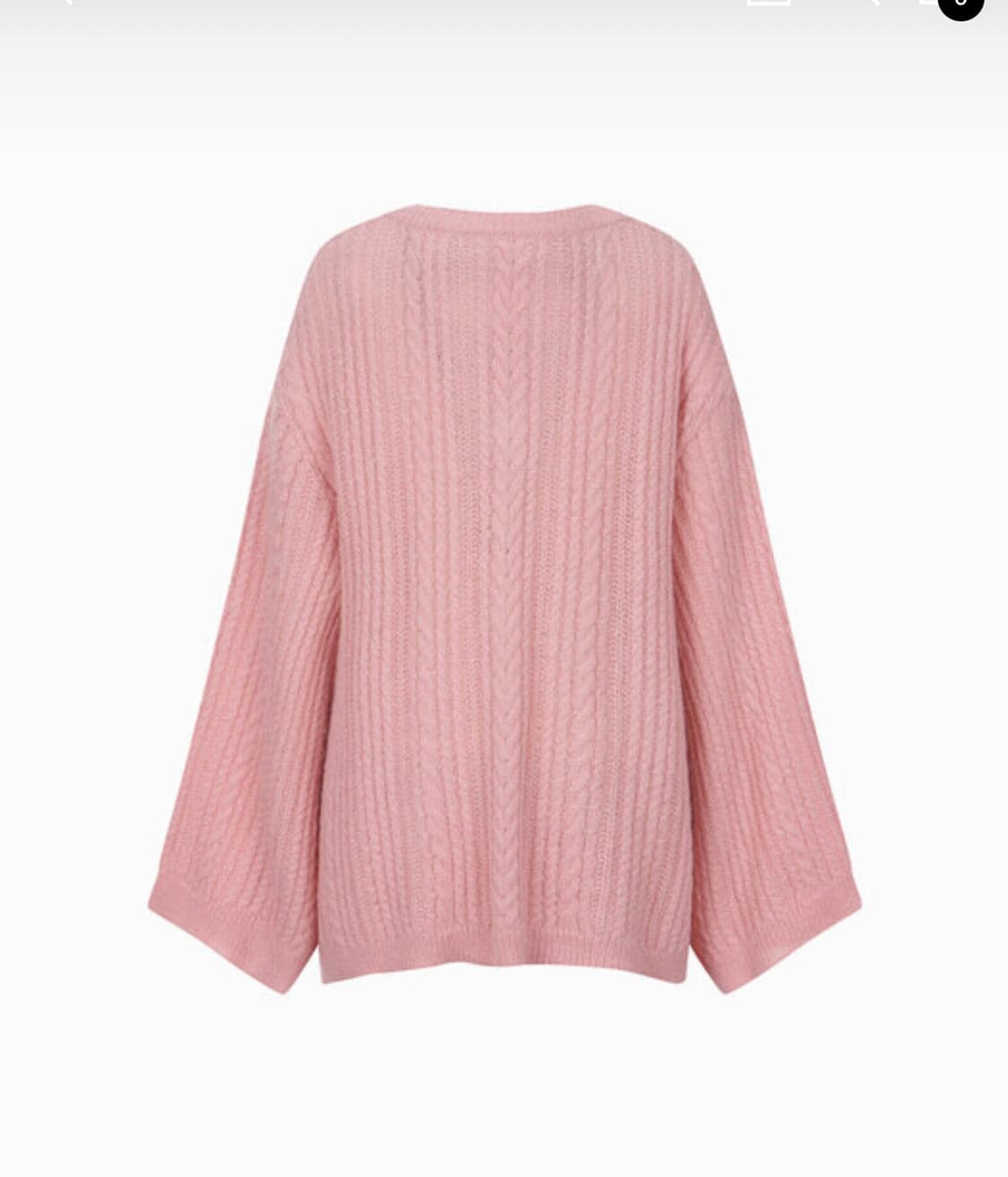 (새제품) 그레이스유 Natalie knit 핑크 상품이미지3