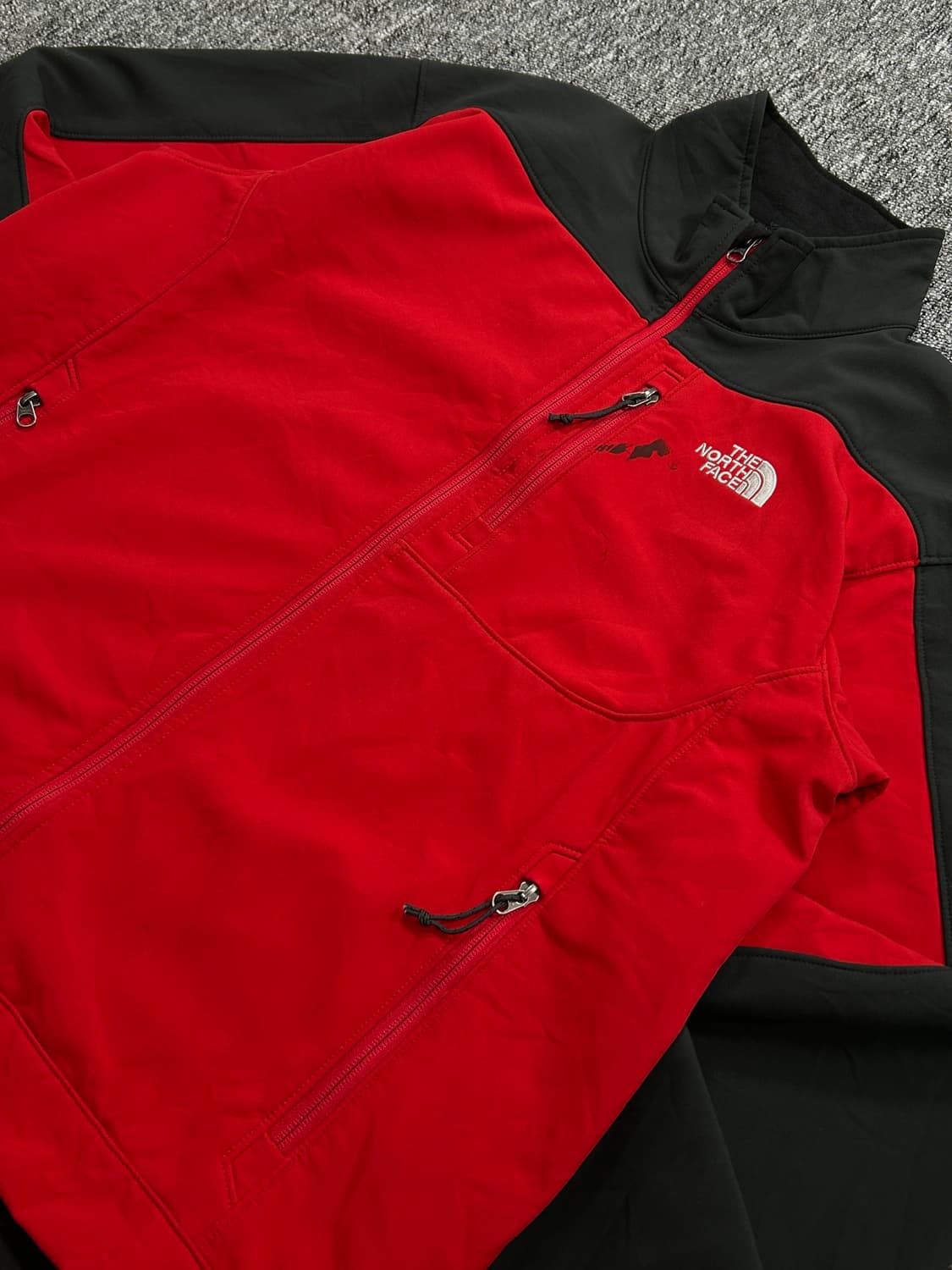 노스페이스 에이펙스 소프트쉘 레드 자켓 L  상품이미지4