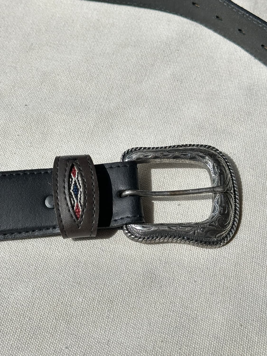 랭글러 웨스턴 콘초 레더 벨트 44 상품이미지4