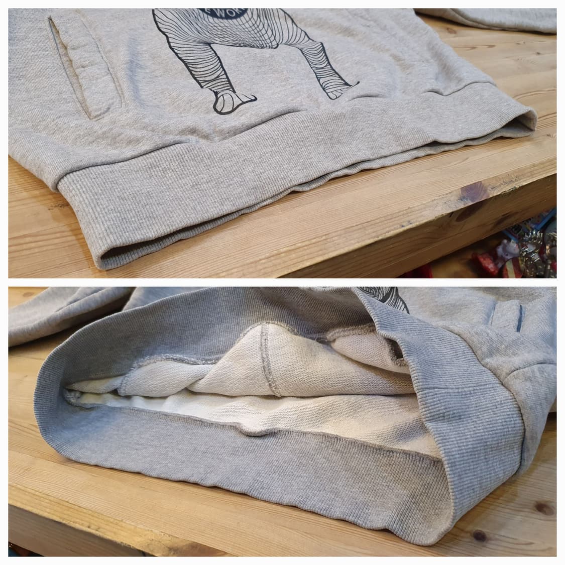 55/66.라이프워크 빅로고 후드티 상품이미지5