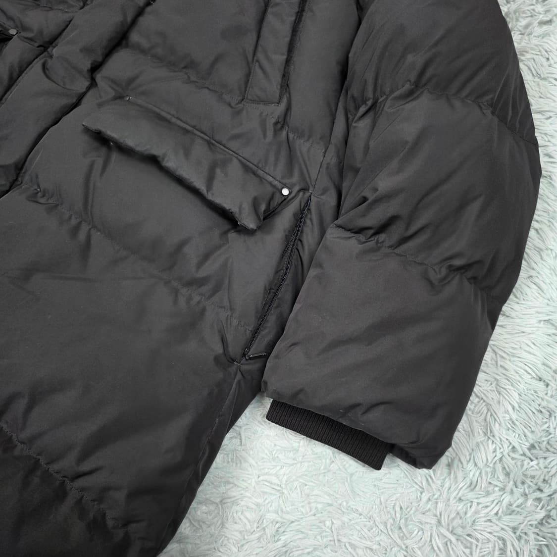 데상트 여성 히트네비 볼륨형 롱다운 패딩 85 상품이미지6