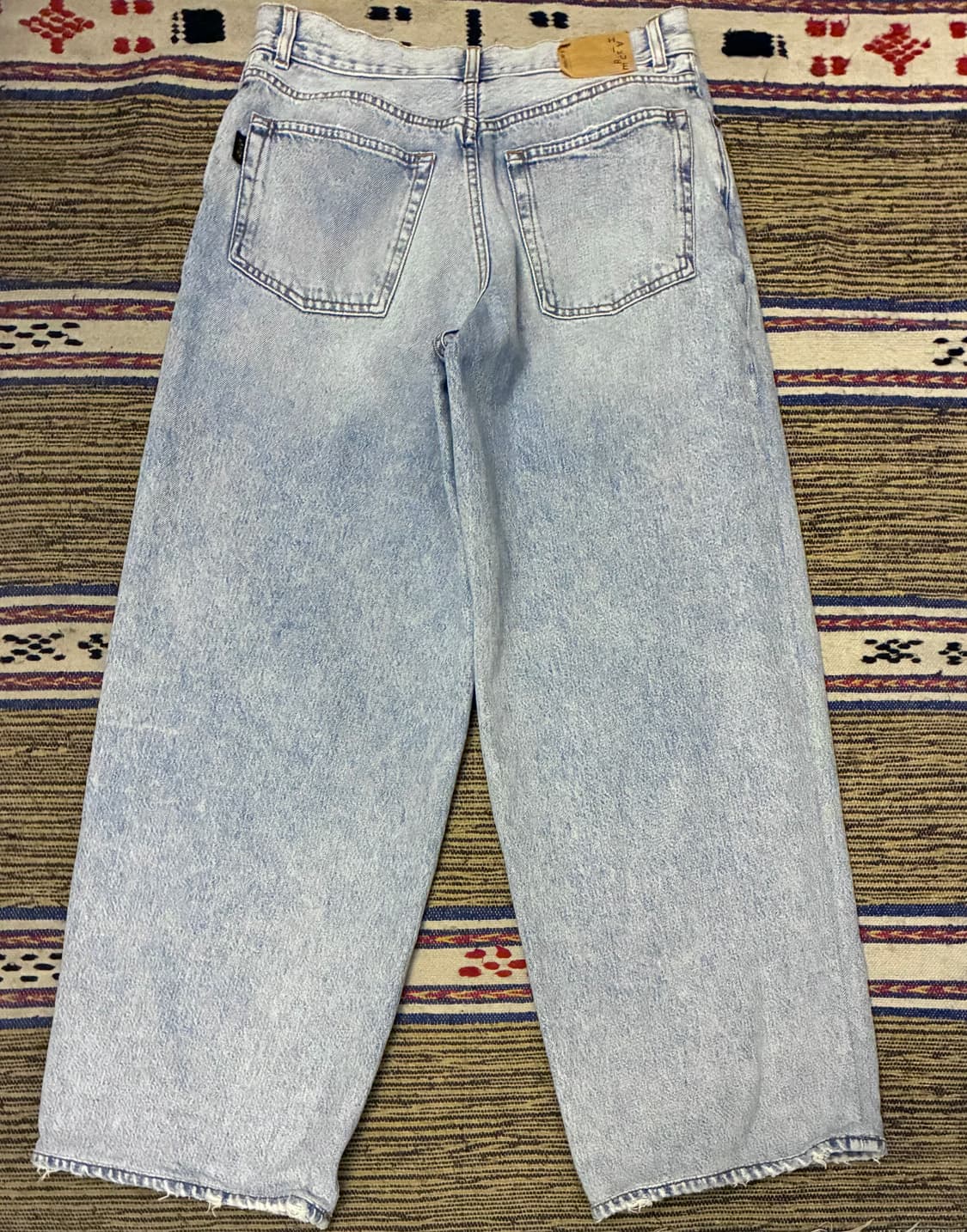 (27~28)Haikure 하이쿠레 베서니 스트롬볼리 와이드 데님 연청 상품이미지6