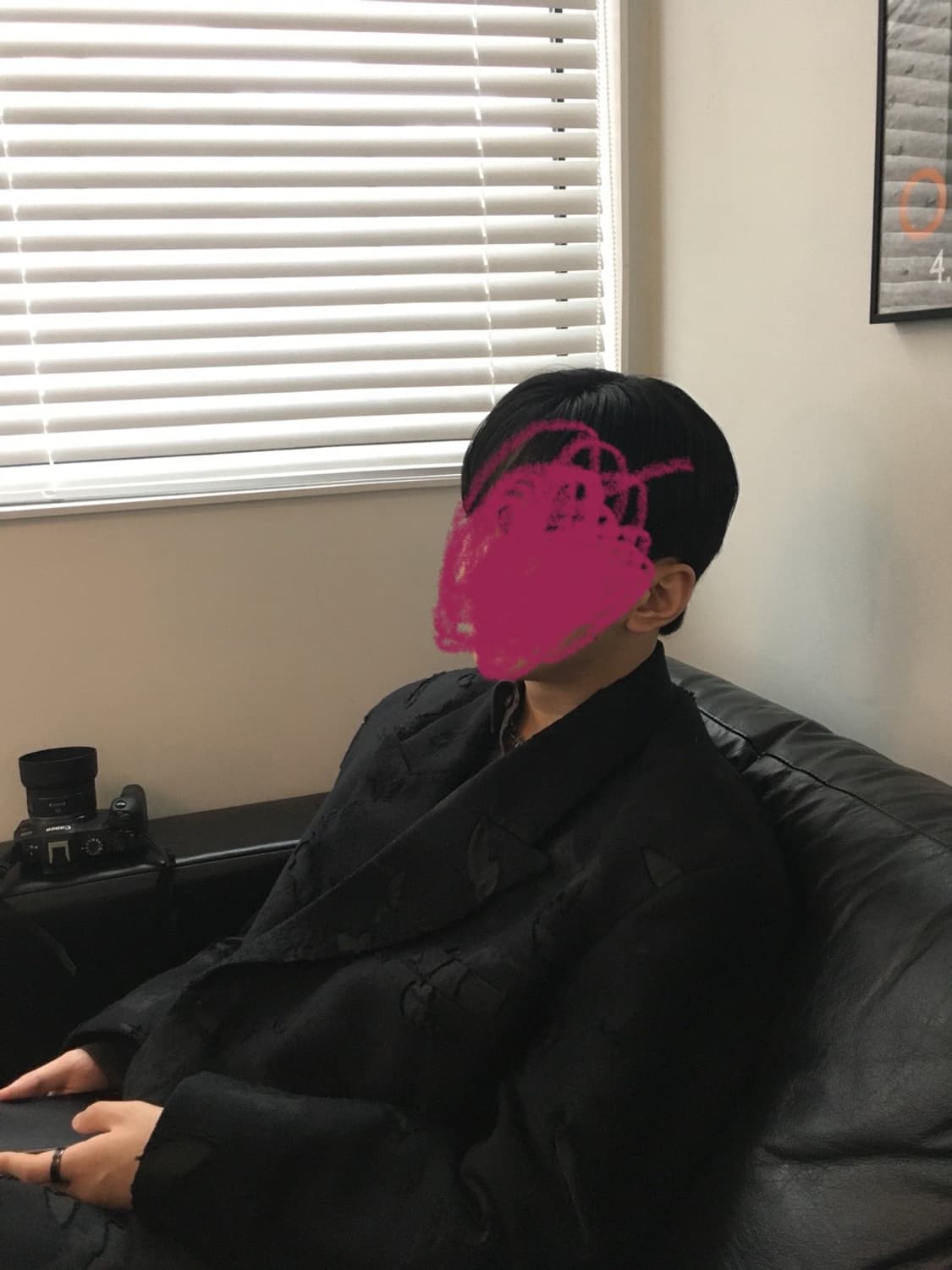 Baccess Distressed Textured Blazer 상품이미지4