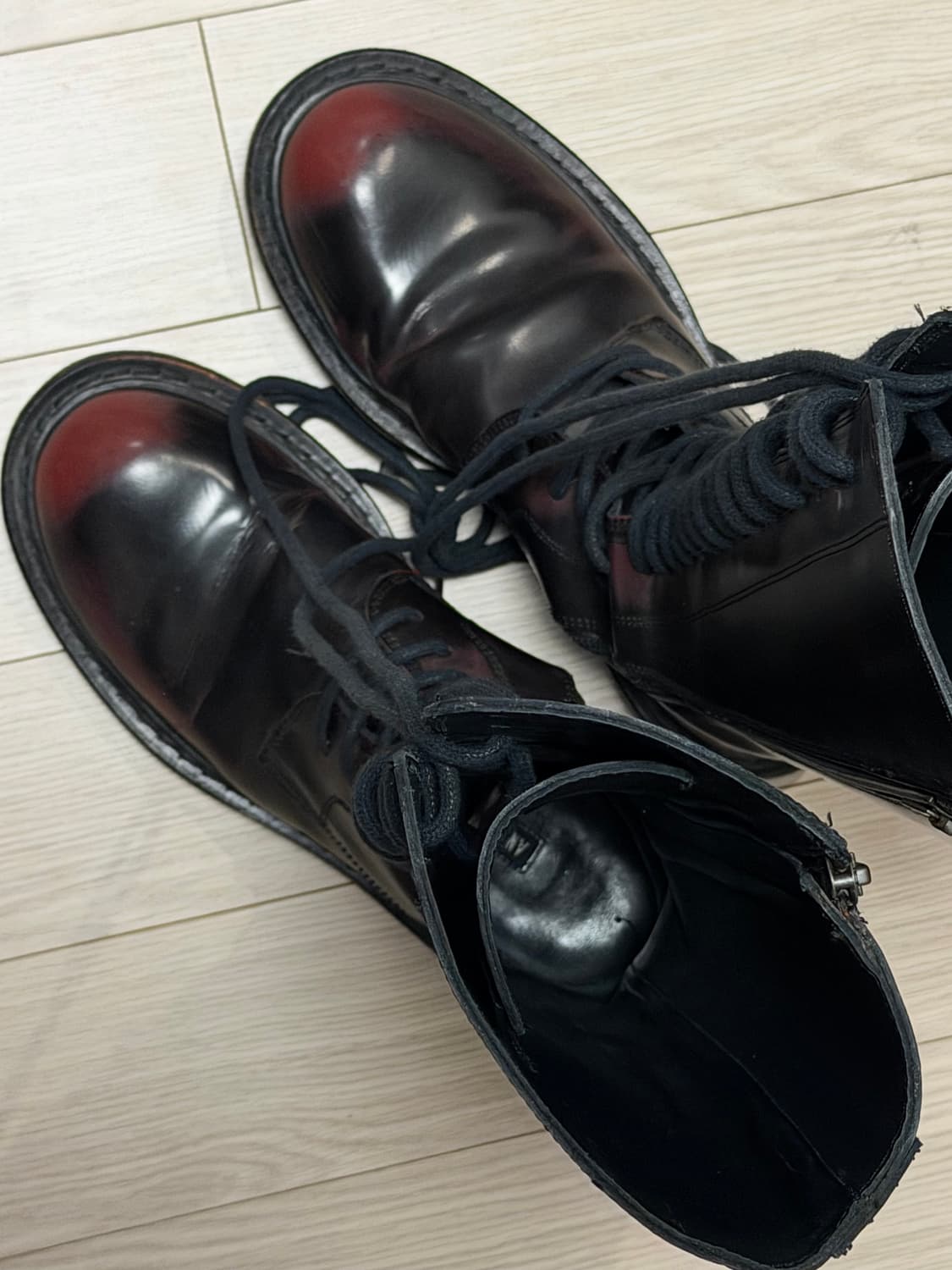 19fw 앤드뮐미스터 레이스업 롱부츠 상품이미지3