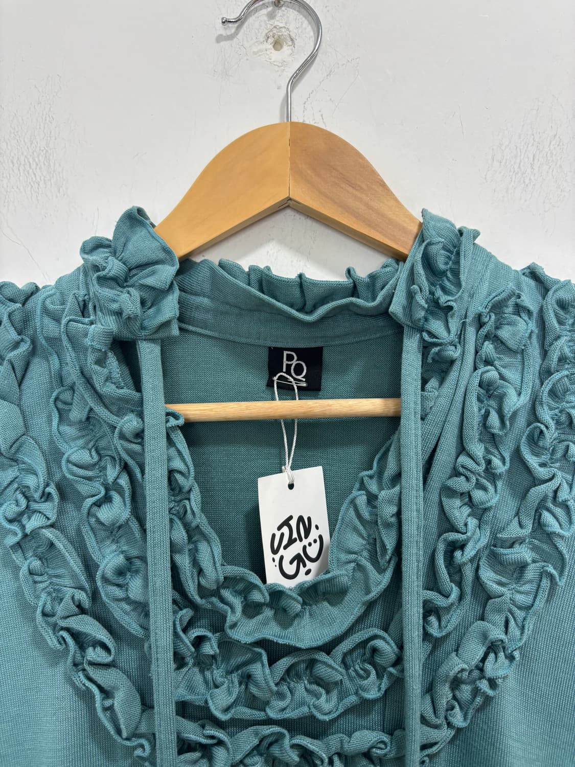 PQ 민트 프릴 레이어드 원피스 상품이미지9