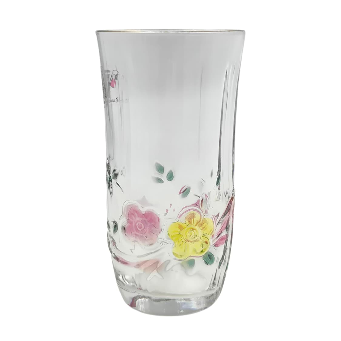 90s 아데리아 컬러 플라워 리본 글라스&볼 1세트 상품이미지2