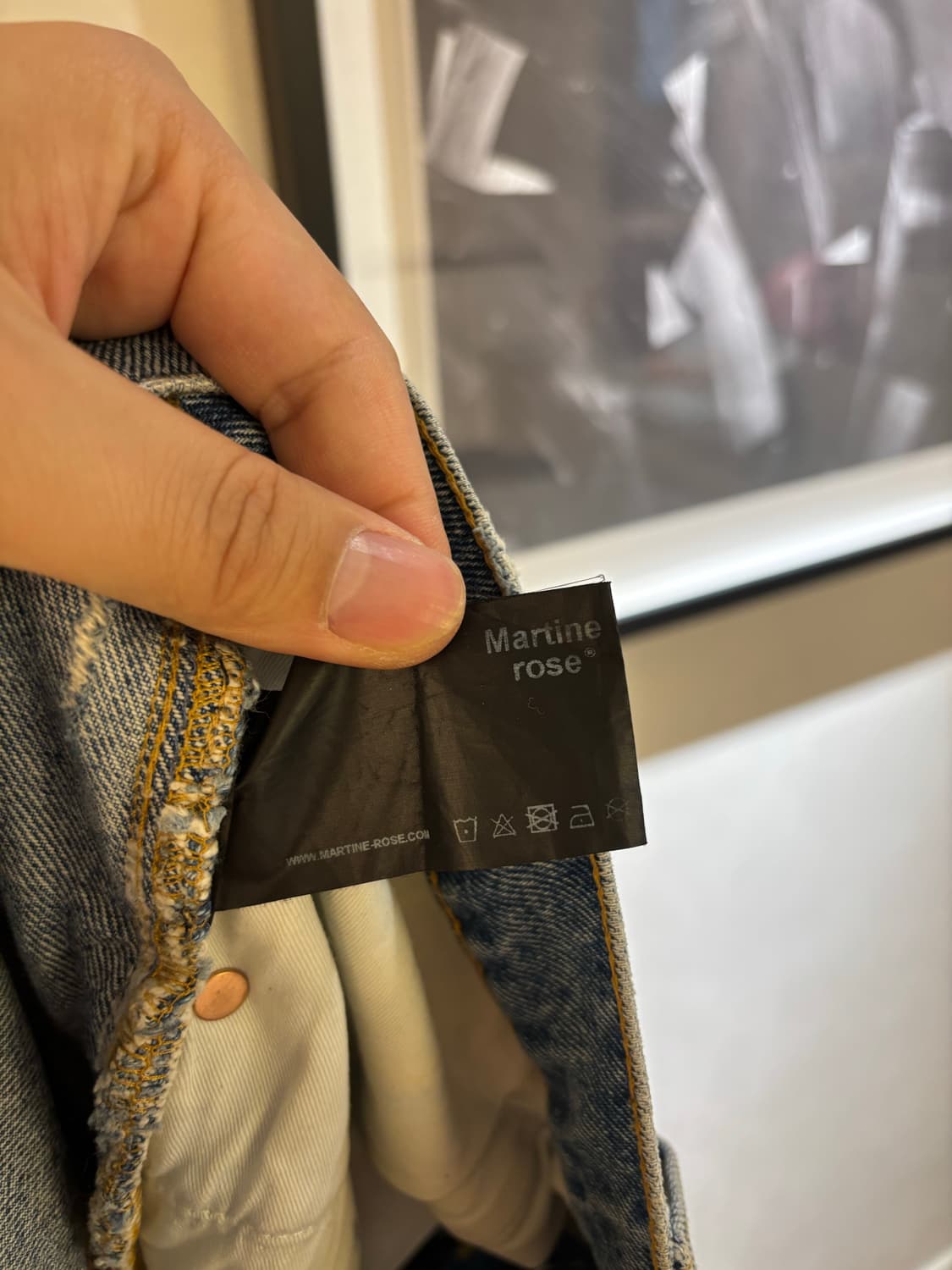 마틴로즈 해치 데님 m 팝니다 상품이미지4