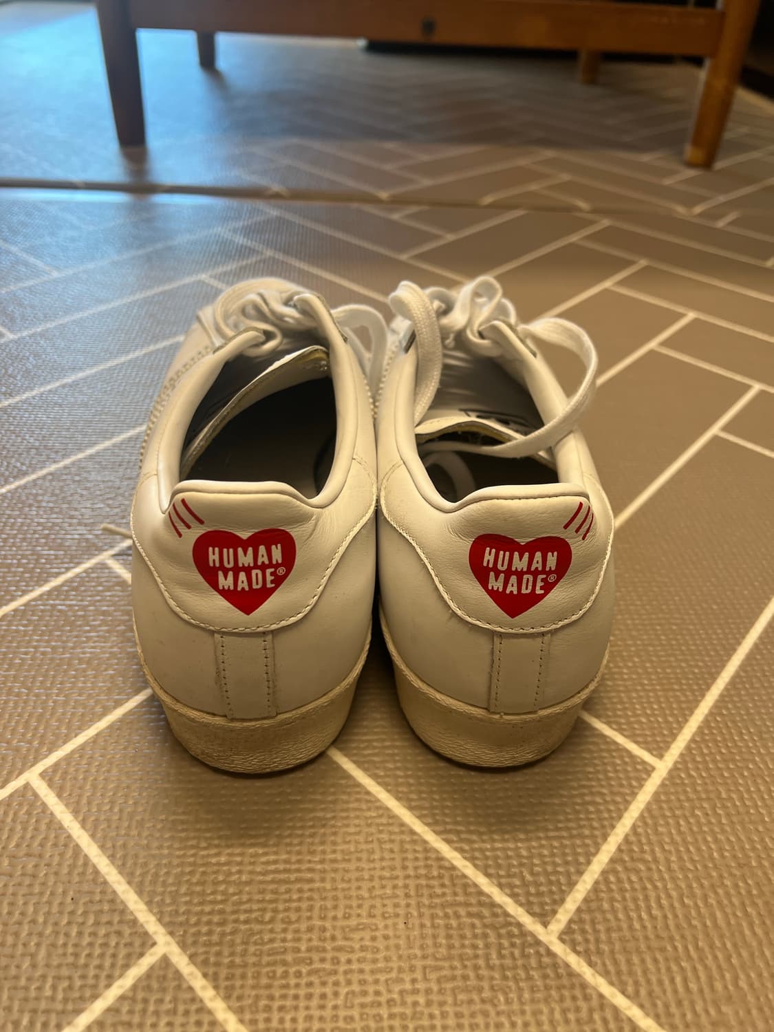 휴먼메이드 아디다스 슈퍼스타 회이트 상품이미지3