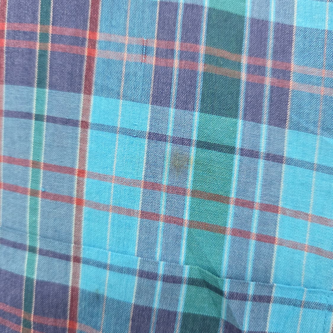 리바이스 청록색 체크 남방 셔츠 남성M 상품이미지6