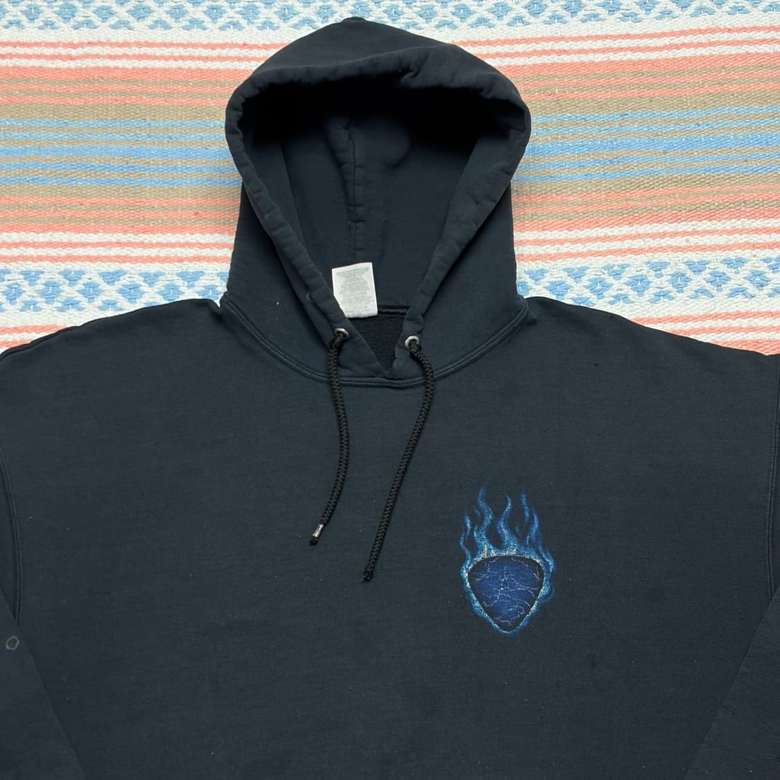 00s 미국 빈티지 플레임 기타 후드티 후드집업 상품이미지6