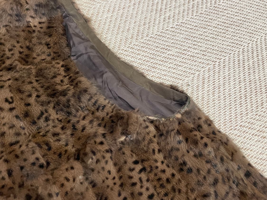 빈티지 퍼 베스트  상품이미지4