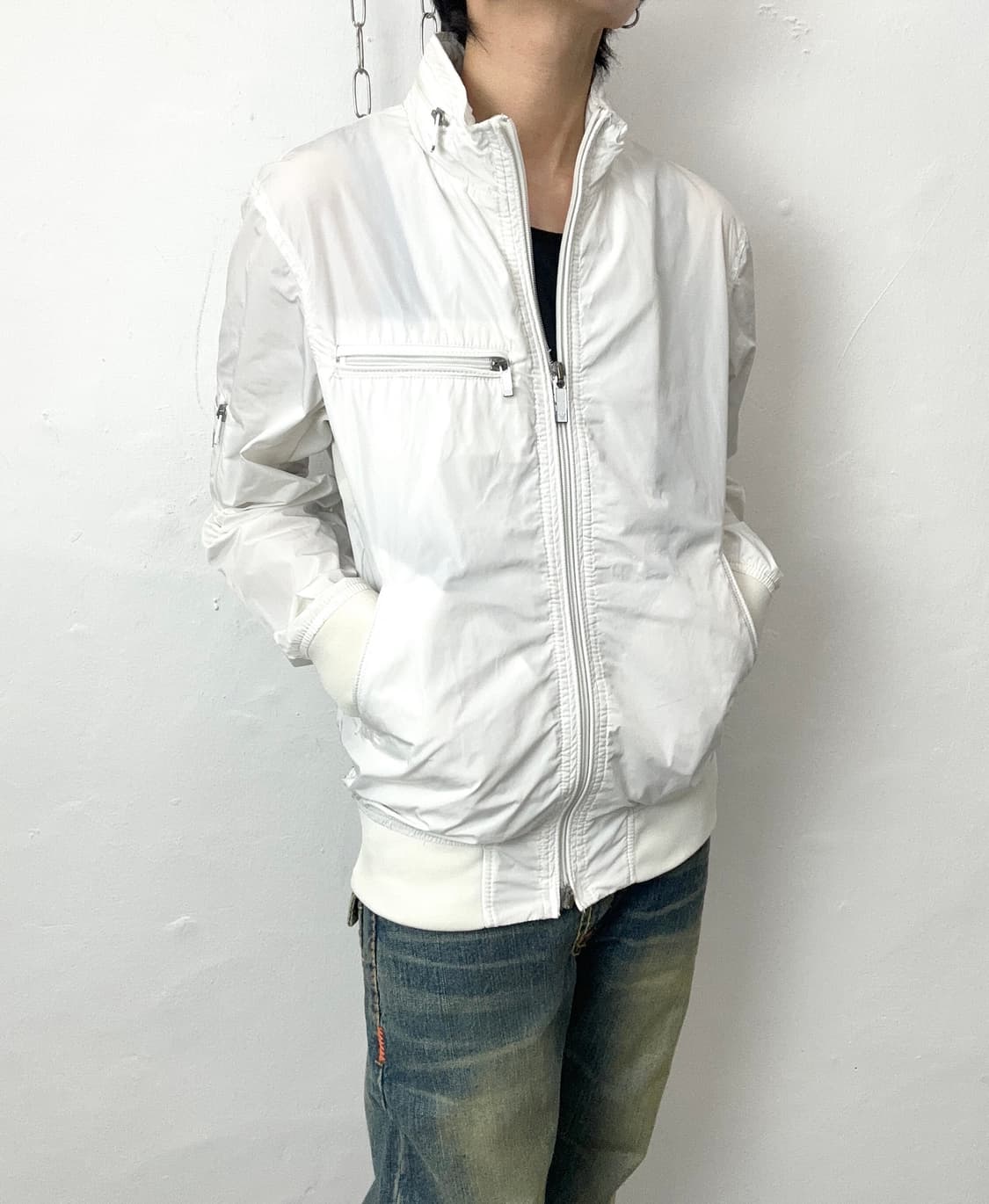 Armani Jeans 2000s Tech Stretch Zip Jack 상품이미지1