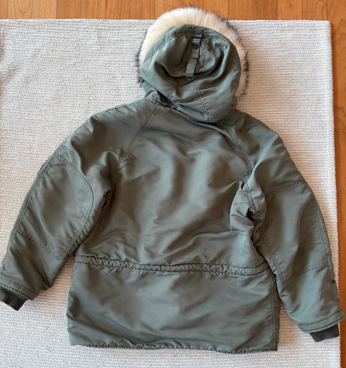 Recycled Nylon Twill N-3B Coat Sage 상품이미지8