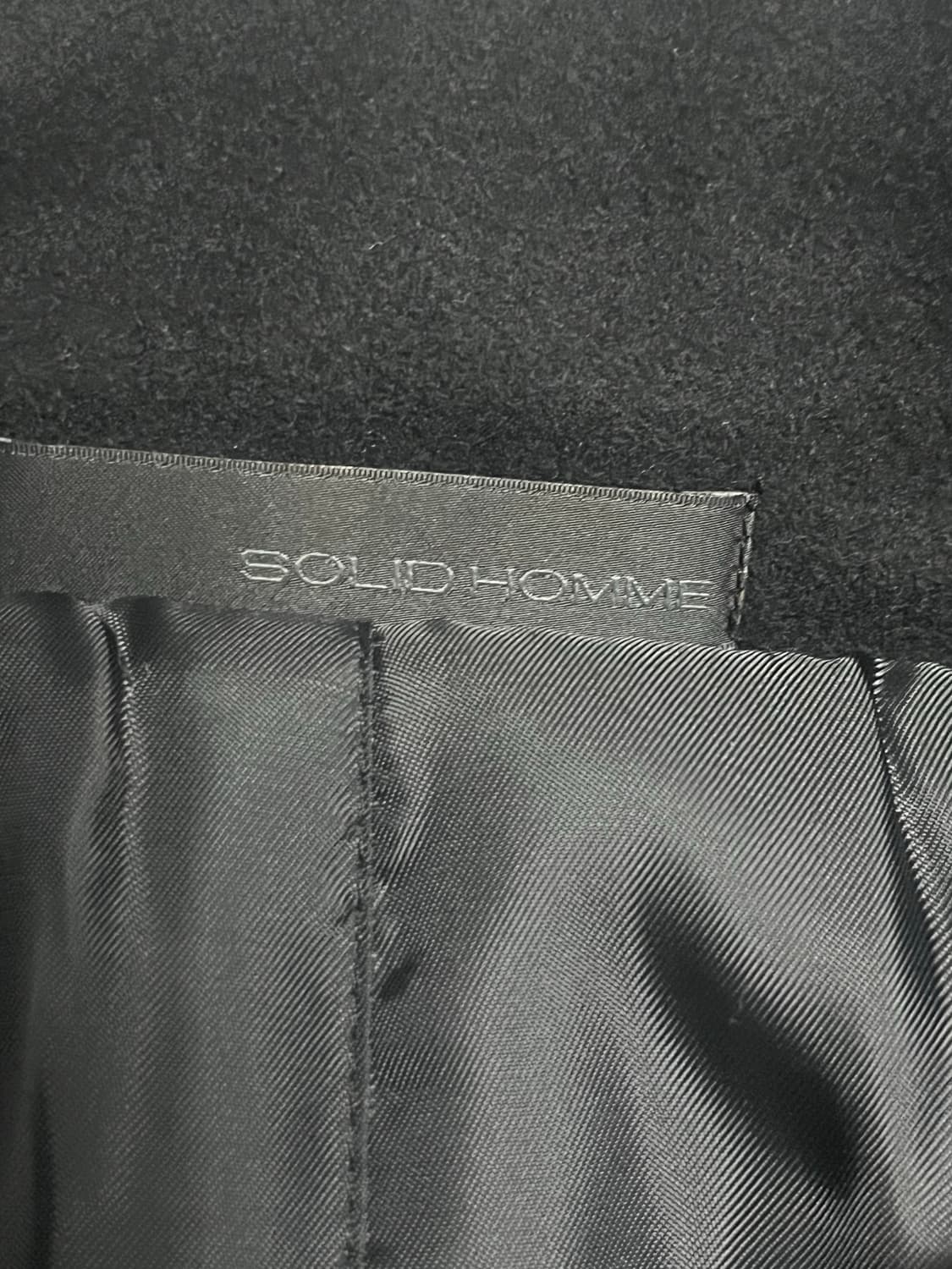 솔리드옴므 벨티드 울코트 상품이미지6