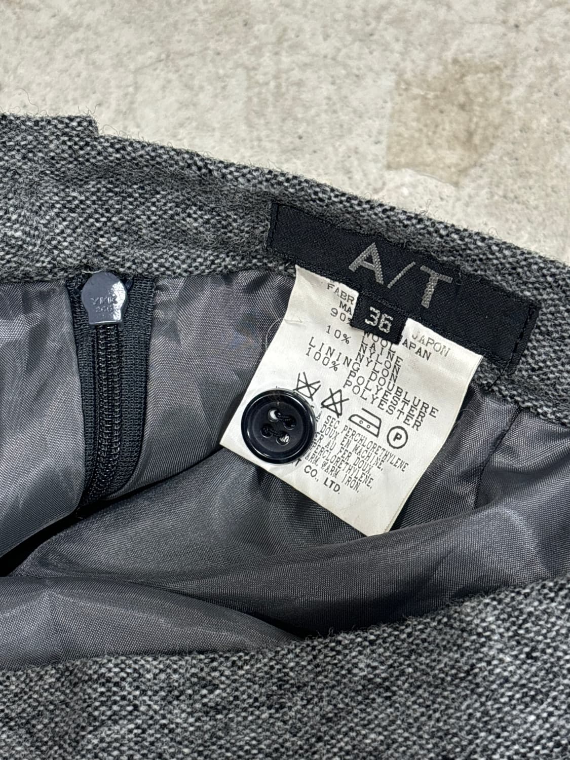 아츠로 타야마 플레어 울 스커트 상품이미지3