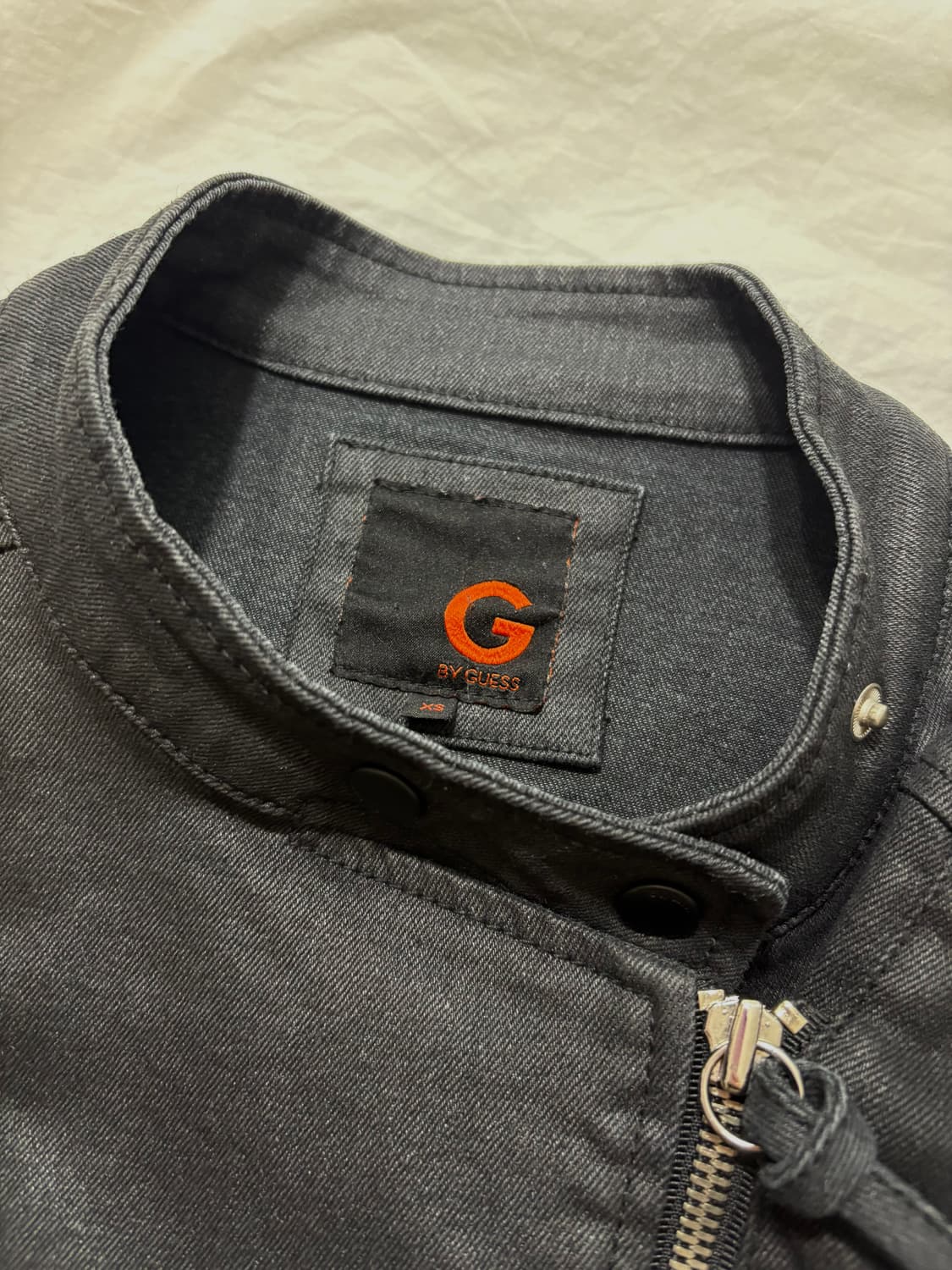guess 블랙 사선 빈티지 자켓 상품이미지4