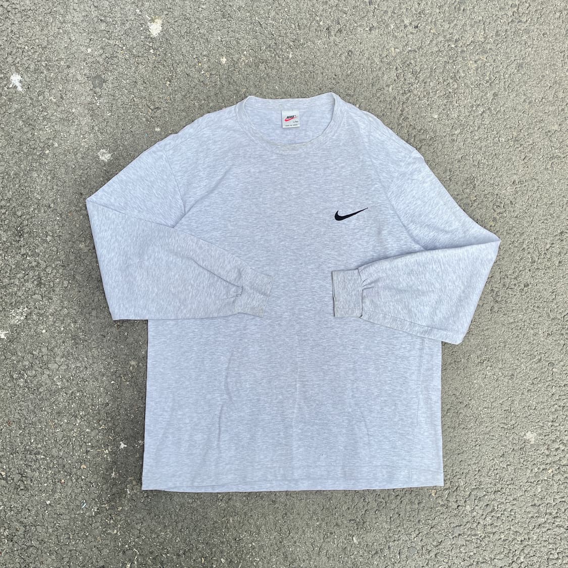 90s 나이키 made in korea  올드스쿨 긴팔티 롱슬리브 L 상품이미지1