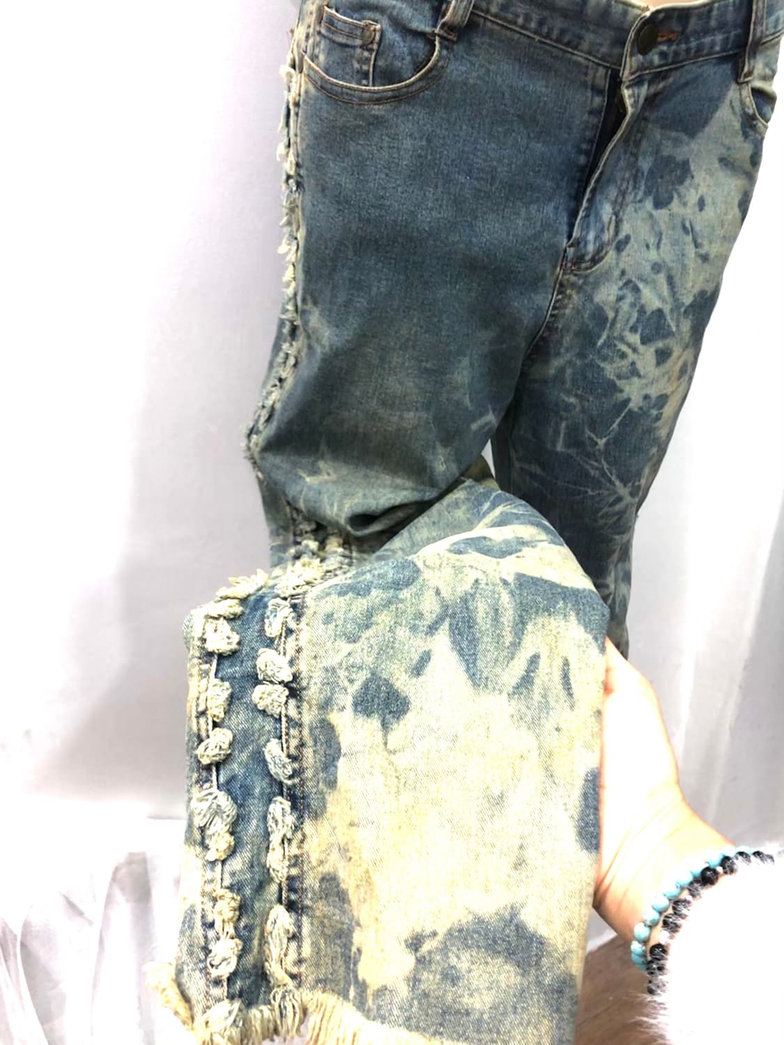 grunge washed denim pants 상품이미지3
