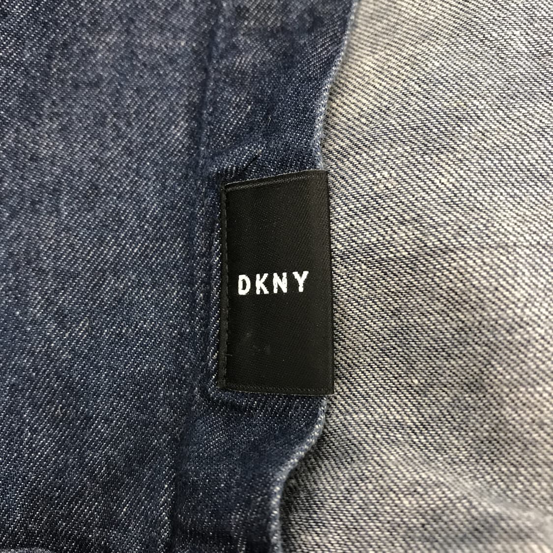 DKNY 진청 인디고 린넨혼방 데님셔츠 [M] 상품이미지6