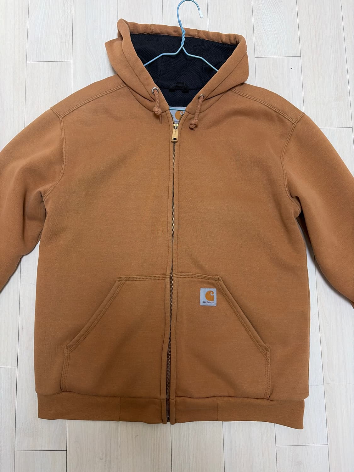 칼하트 써멀 후드집업 브라운 s 상품이미지1