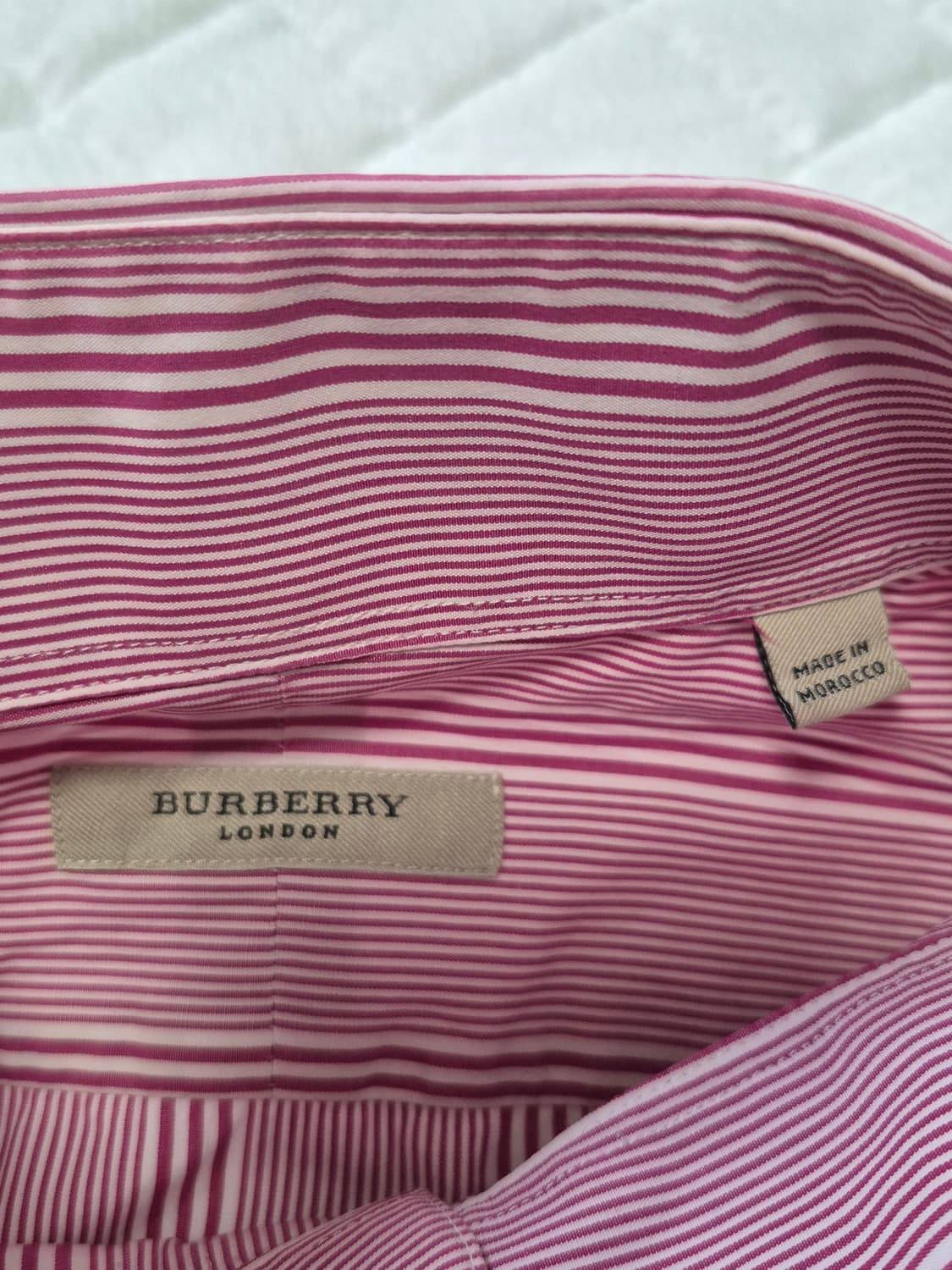 (정품/16-41) 버버리  스트라이프 셔츠 남성 100~105사이즈 상품이미지4
