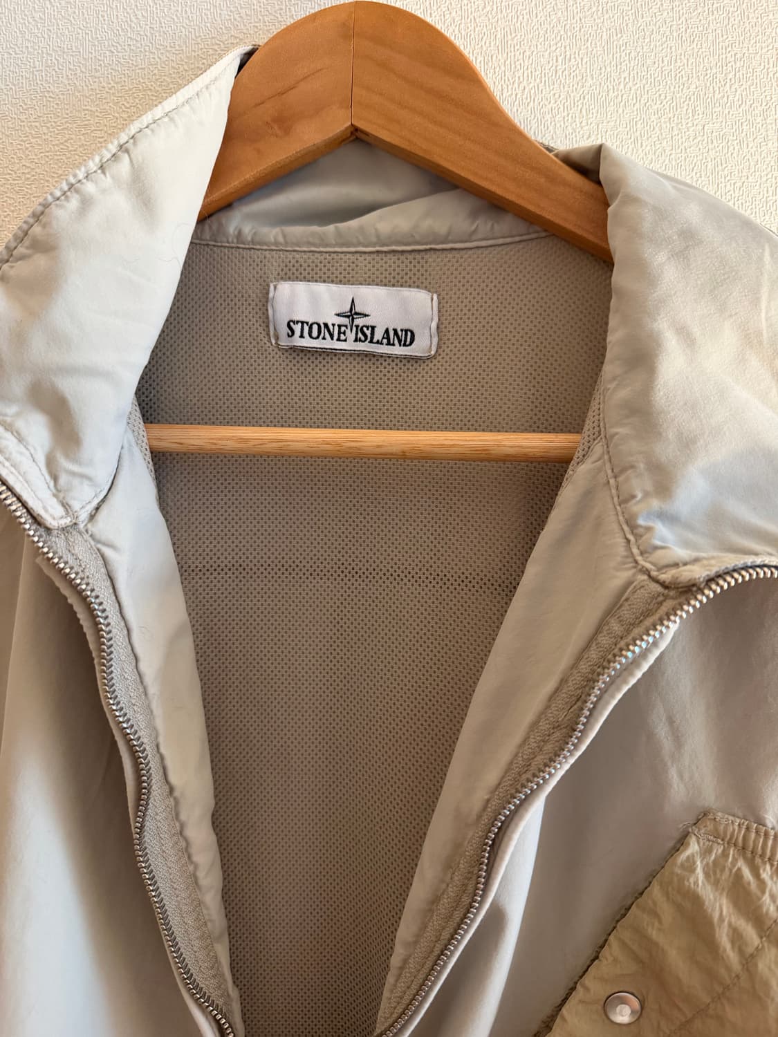 스톤아일랜드 브러쉬드 나일론 오버셔츠 XL 상품이미지4