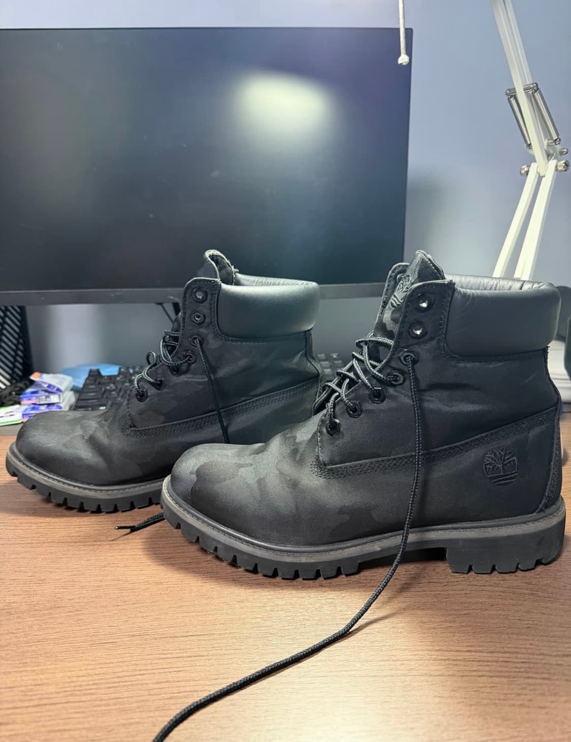 팀버랜드 프리미엄 6인치 자카드 블랙 카모 부츠 270 상품이미지2