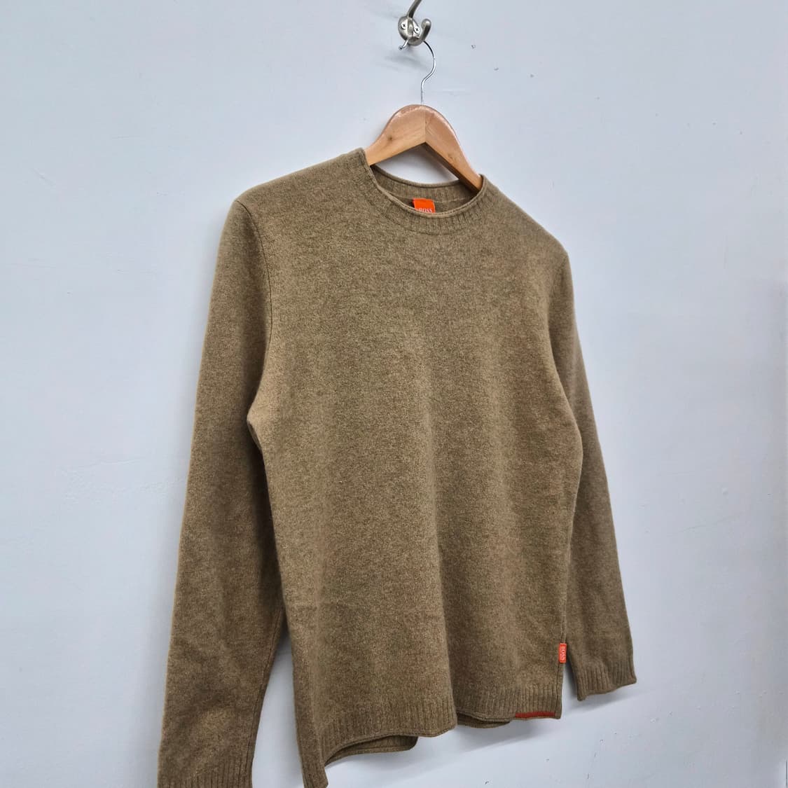 휴고보스 오렌지라벨라인 브라운 니트 남성 L 상품이미지2