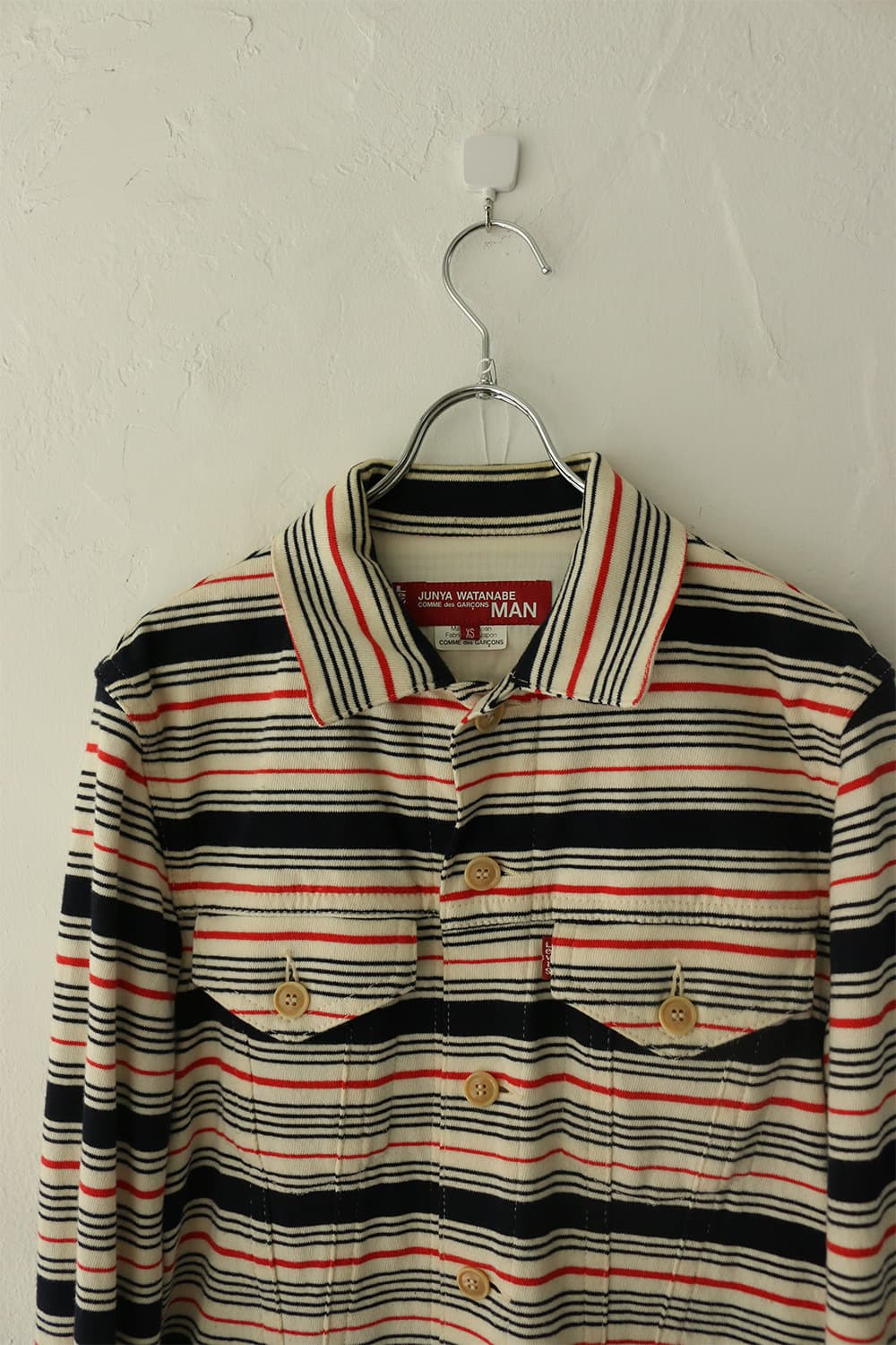 준야 와타나베 맨 X 리바이스 스트라이프 자켓 상품이미지4