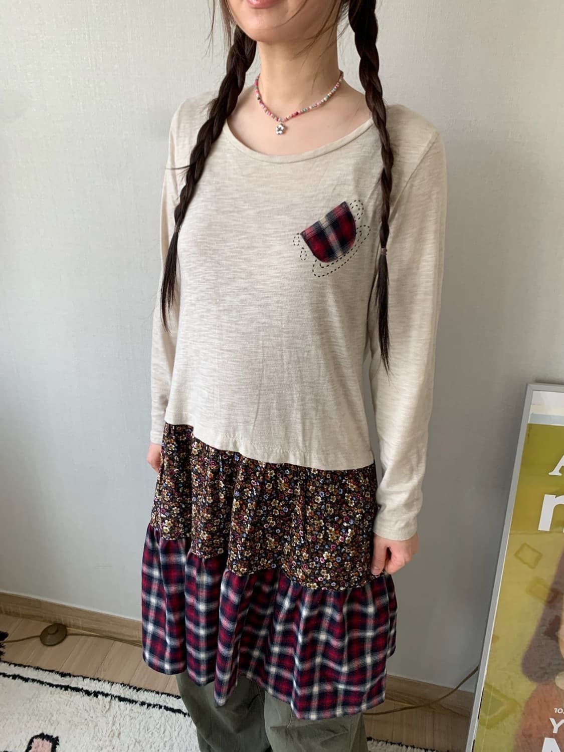 ethnic patchwork dress 상품이미지2