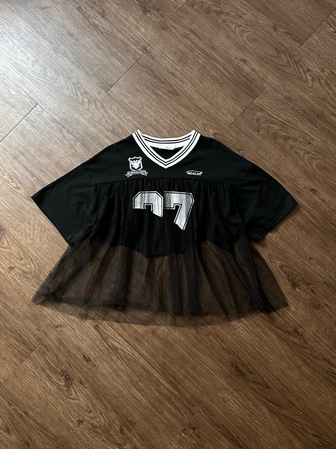 Cleome 스포티 시어 크롭-T 상품이미지4