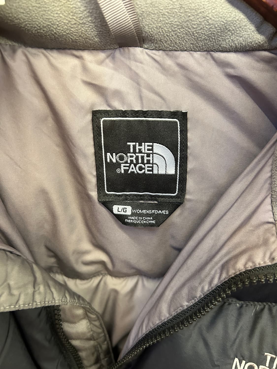 노스페이스 블랙 다운 패딩 자켓 상품이미지5