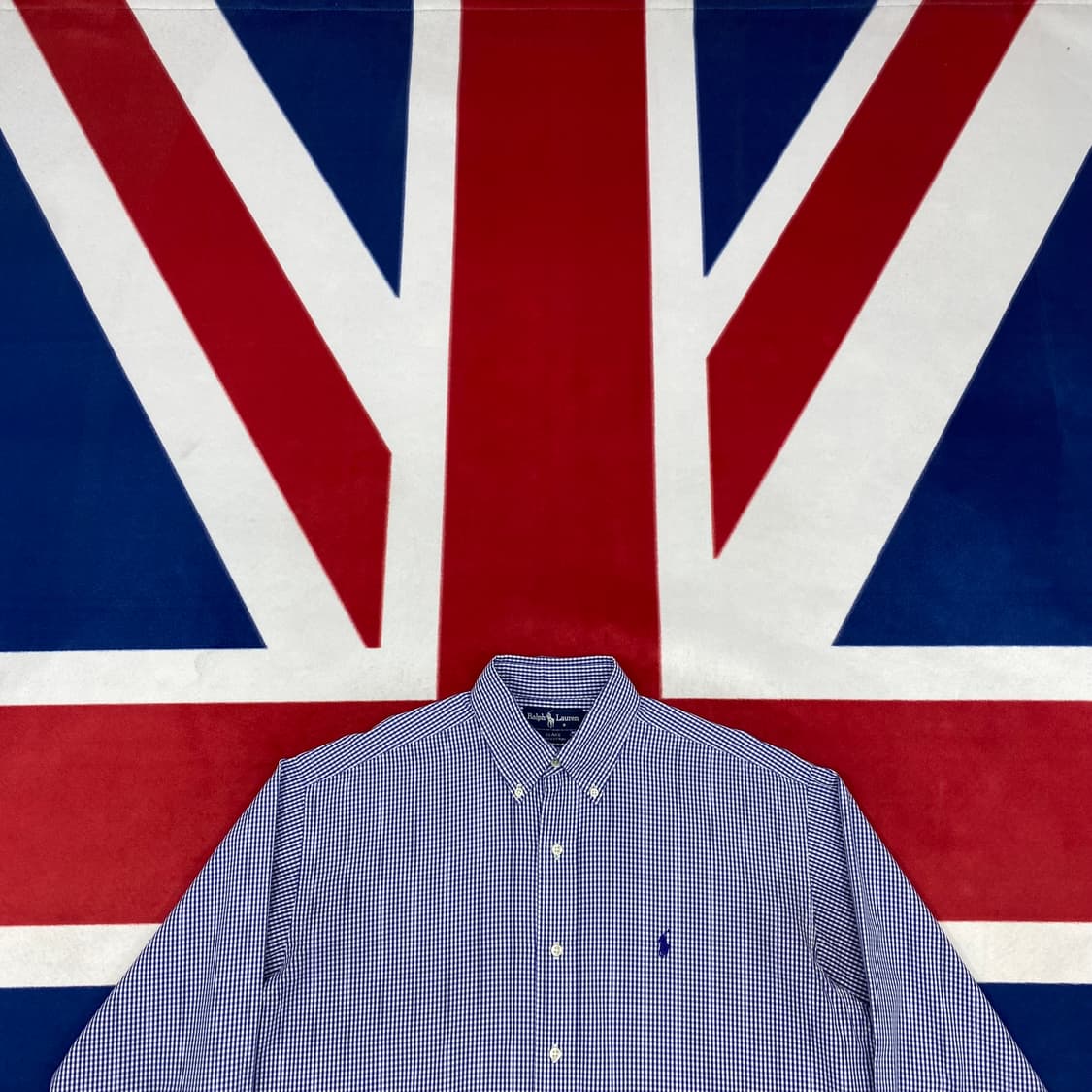 폴로 체크 셔츠 M 실측 XL-2XL 상품이미지2
