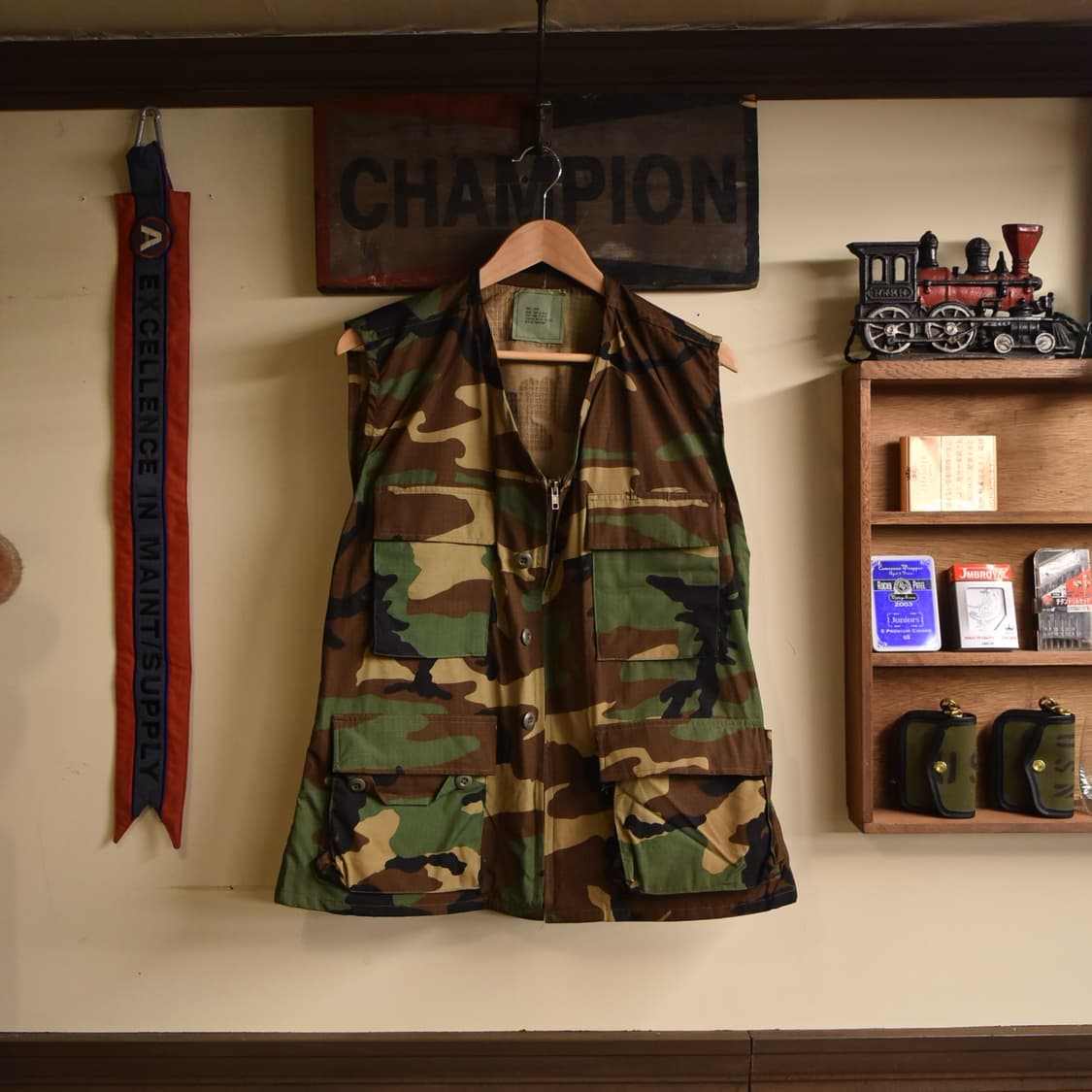 미군 우드랜드 커스텀 베스트 95-100 미사용품 상품이미지1
