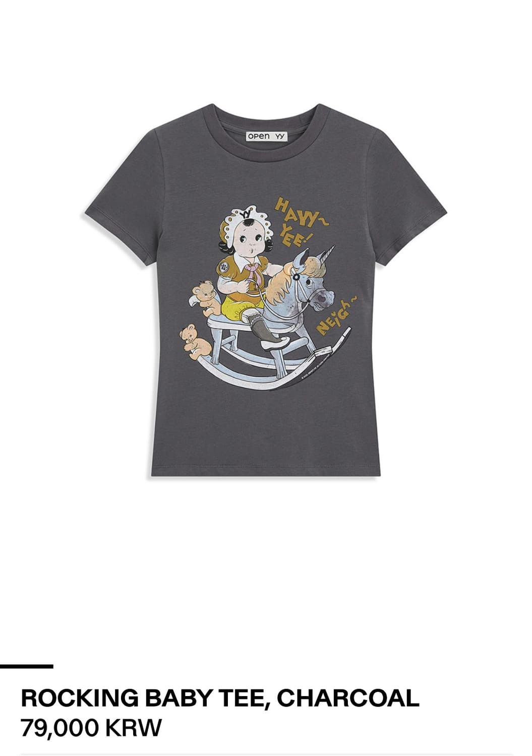 [새상품] 오픈와이와이 open yy 반팔티셔츠 상품이미지2